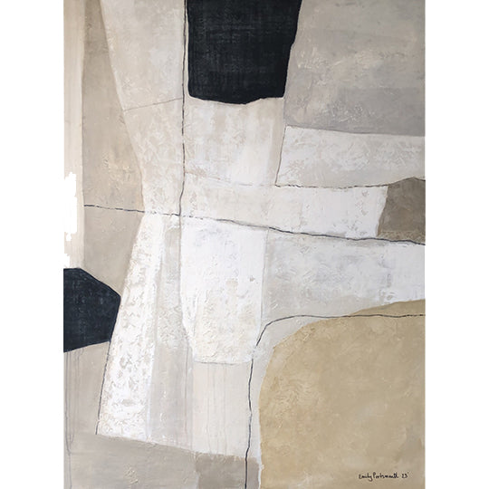 Abstract artwork in neutral colours - Studio 2 Art & Design