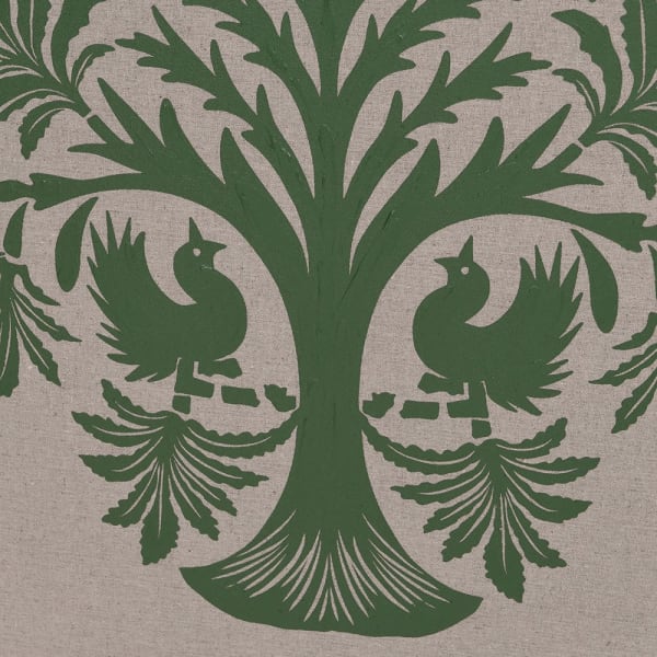 Artwork of green plant and birds - Studio 2 Art & Design