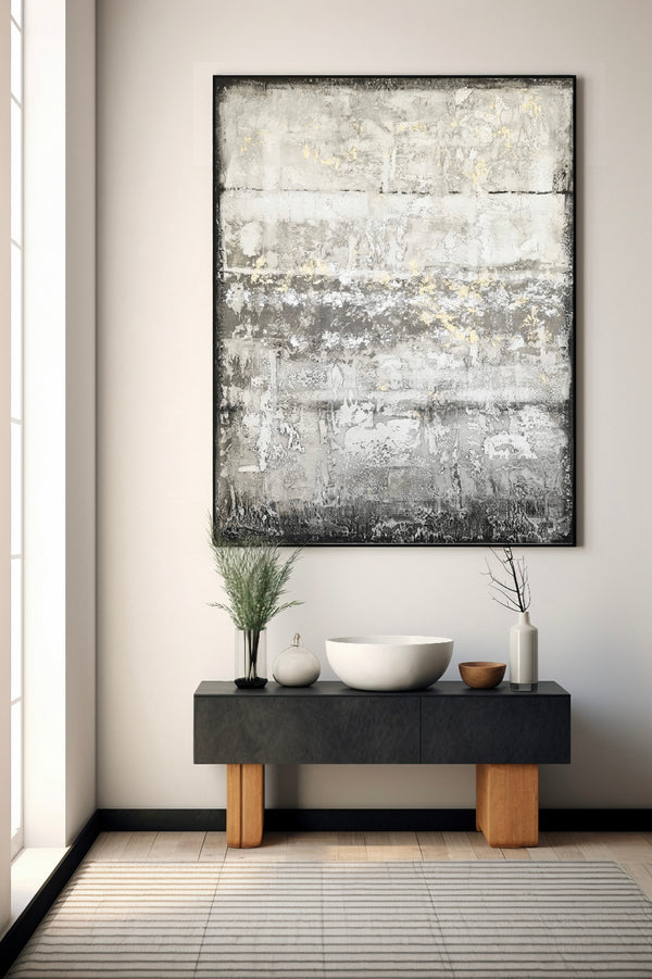 Black and white textured artwork - Studio 2 Art & Design