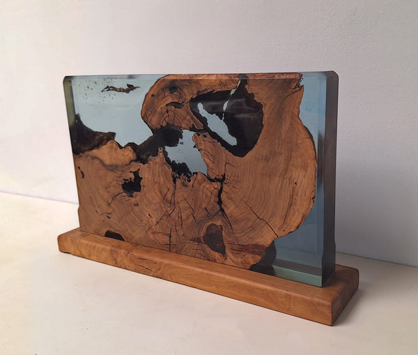 'Bubble Girl' Resin Sculpture