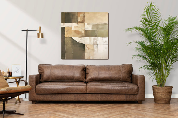 Earthy Neutrals Abstract Painting