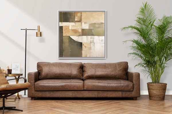 Earthy Neutrals Abstract Painting