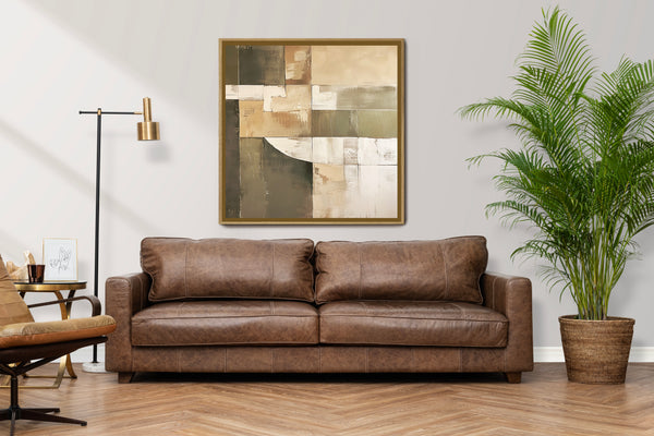 Earthy Neutrals Abstract Painting