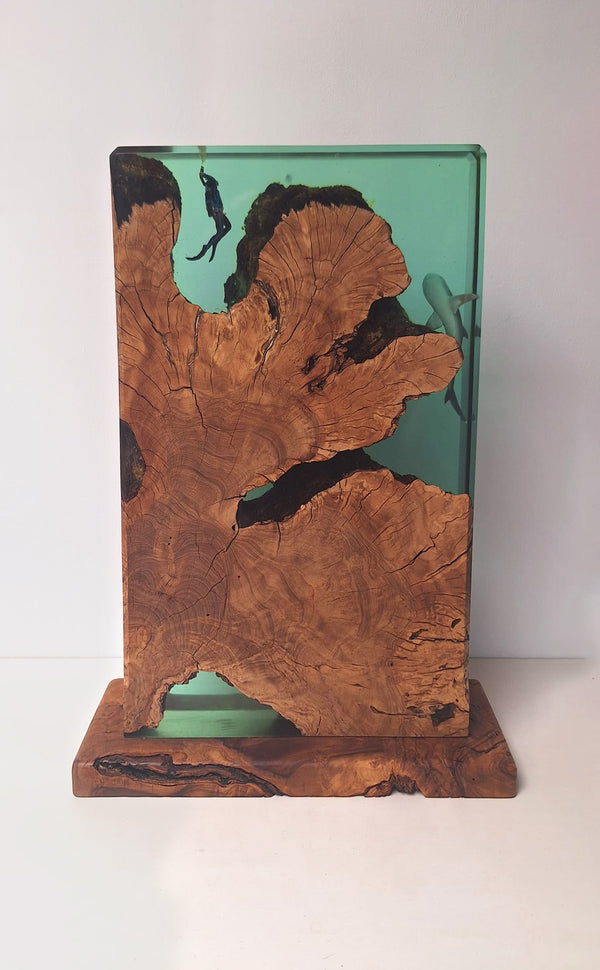 'Fast Ascent' Resin Sculpture