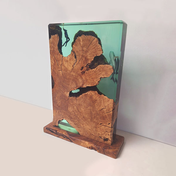 'Fast Ascent' Resin Sculpture