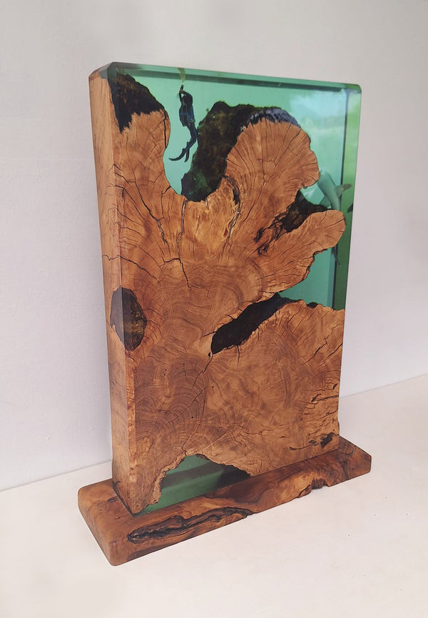 'Fast Ascent' Resin Sculpture