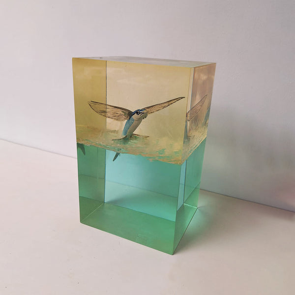 'Flying Fish' Resin Sculpture