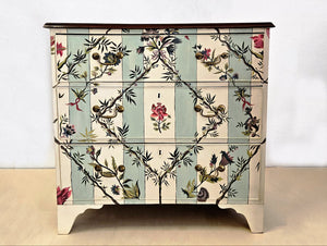 Hand painted dresser with leaves - Studio 2 Art & Design