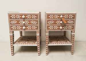 Handpainted side tables - Studio 2 Art & Design