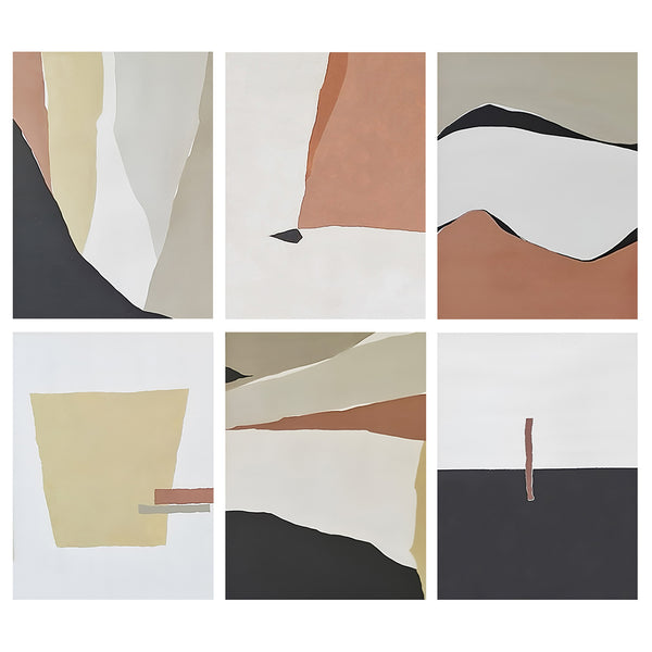 Set of 6 Abstract Art Prints (Set Nº 1)