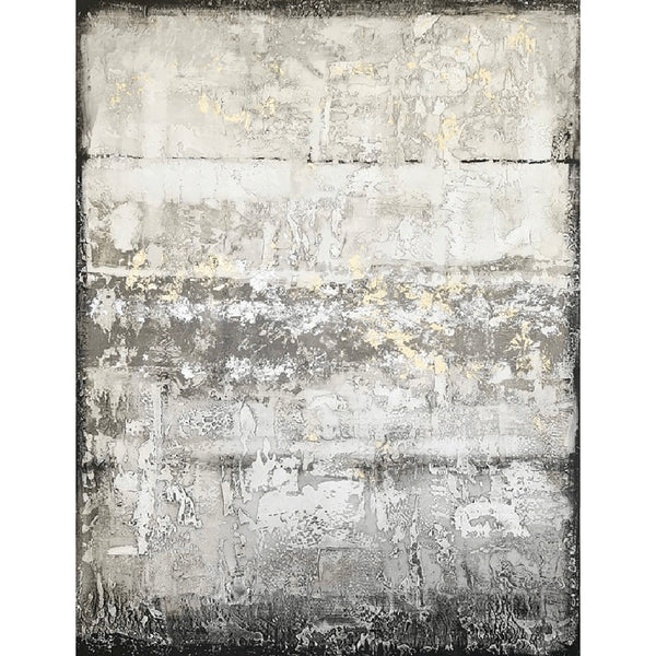 Textured artwork in black and grey - Studio 2 Art & Design