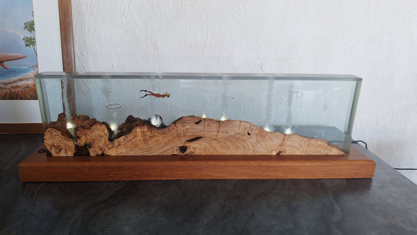 'Under Water Vents' Resin Sculpture, with LED Lighting