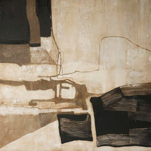 Abstract painting in brown tones - Studio 2 Art & Design