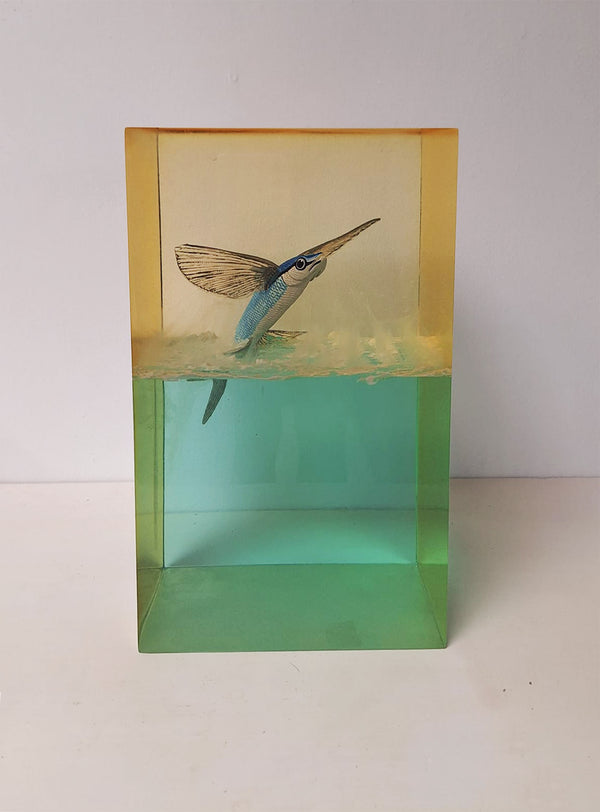 'Flying Fish' Resin Sculpture