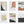Set of 6 Abstract Art Prints (Set Nº 1)